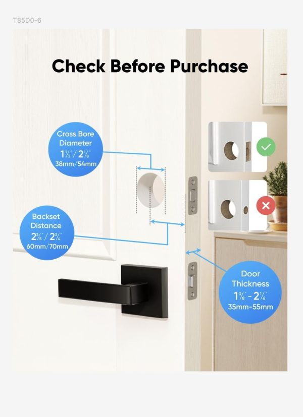 eufy Smart Lock C30, Keyless Entry Door Lock, Built-in WiFi Deadbolt, Smart Lock for Front Door, No Bridge Required, Easy Installation, App Remote Control, Auto Lock - Image 6