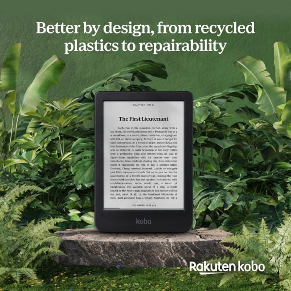 Kobo Clara BW | eReader | 6” Glare-Free Touchscreen with ComfortLight PRO | Dark Mode Option | Audiobooks | Waterproof | 16GB of Storage | Black - Image 6