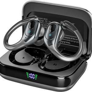 Wireless Earbuds, 75H Playtime Bluetooth 5.3 Headphones, IP7 Waterproof for Running, Wireless in Ear Earphones for iOS/Android